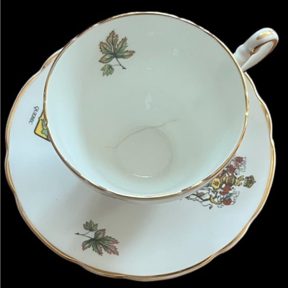 Vintage - Canada cup and saucer by Regency